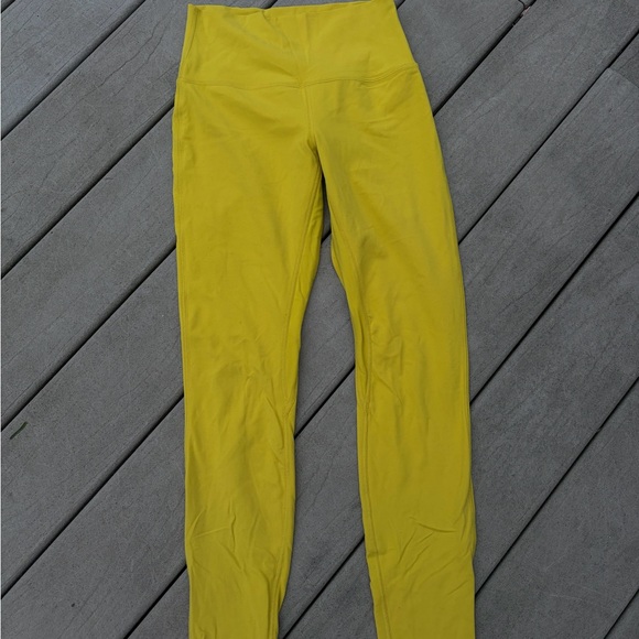 lululemon athletica Pants - lululemon athletica Yellow Align Leggings
